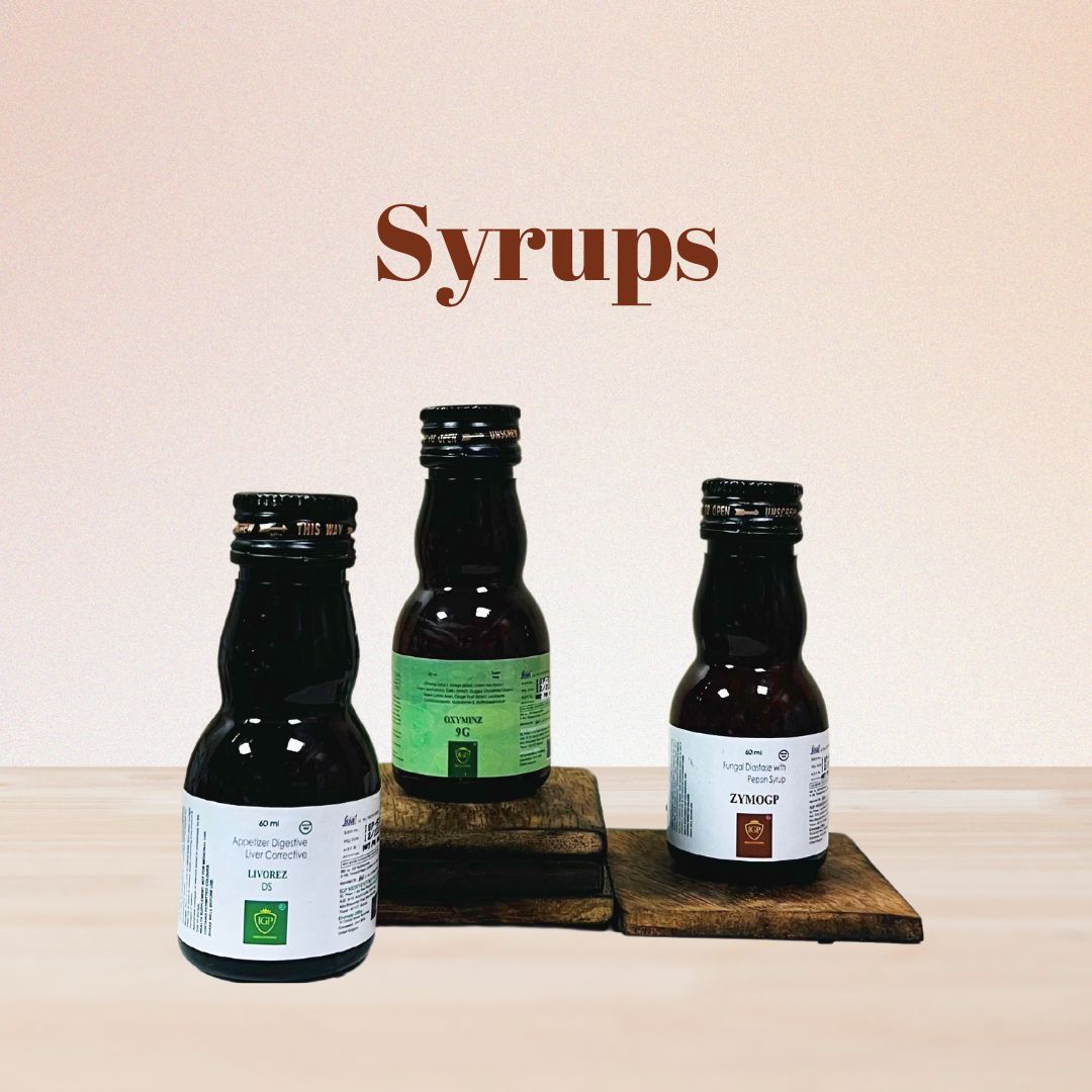 Syrup sample kit - 60ml each